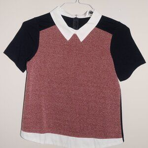 Three Tone Collar Shirt